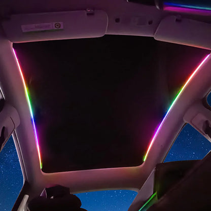 Tesla Sunroof streamer atmosphere light