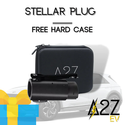 NACS (Tesla) To J1772 - Up To 80A - 20kW - A2Z Stellar Plug - Charge Any EV With A Tesla Plug - Free Hard Case